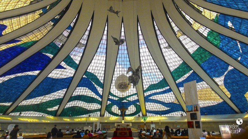 Interior da Catedral - Atrações de Brasília
