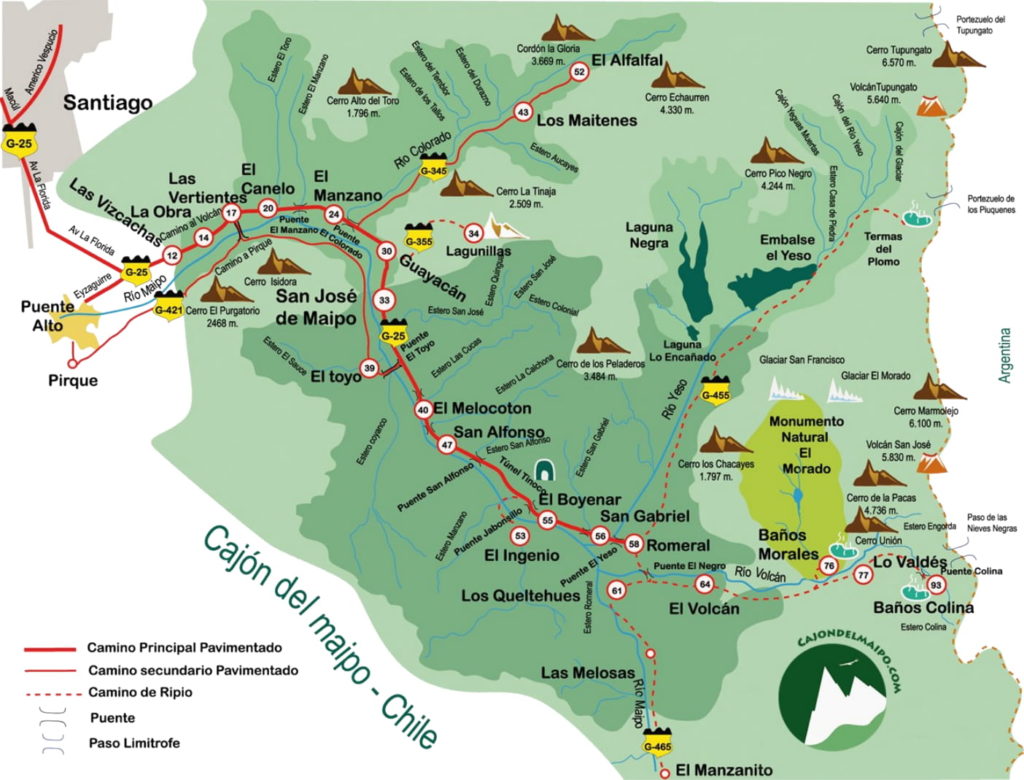 Cajón del Maipo e Embalse el Yeso, em Santiago top8 dicas
