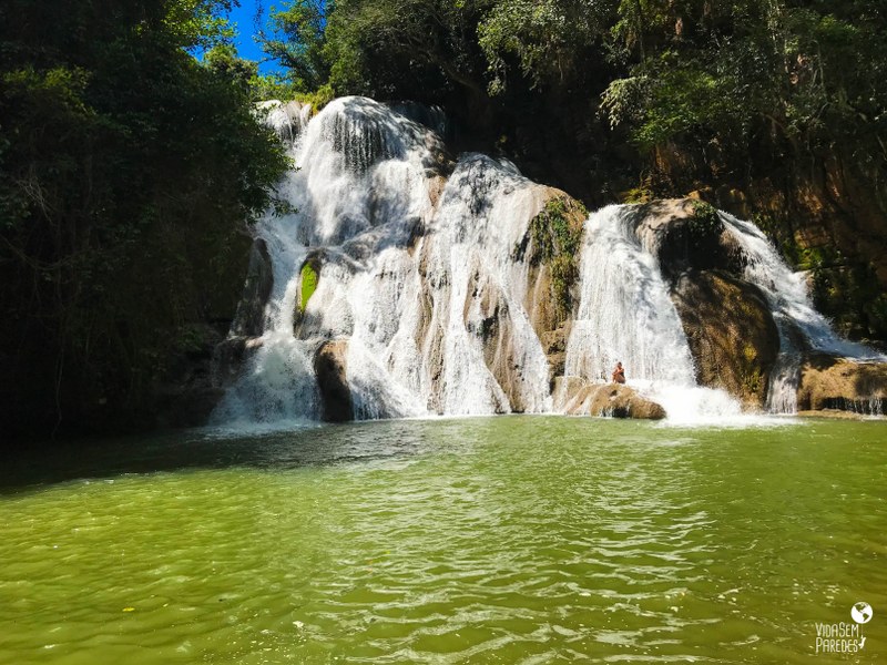 O que fazer em Mambaí, Goiás: cachoeira Paraíso do Cerrado