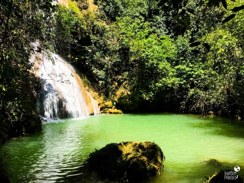 O que fazer em Mambaí, Goiás: cachoeira Poço Azul