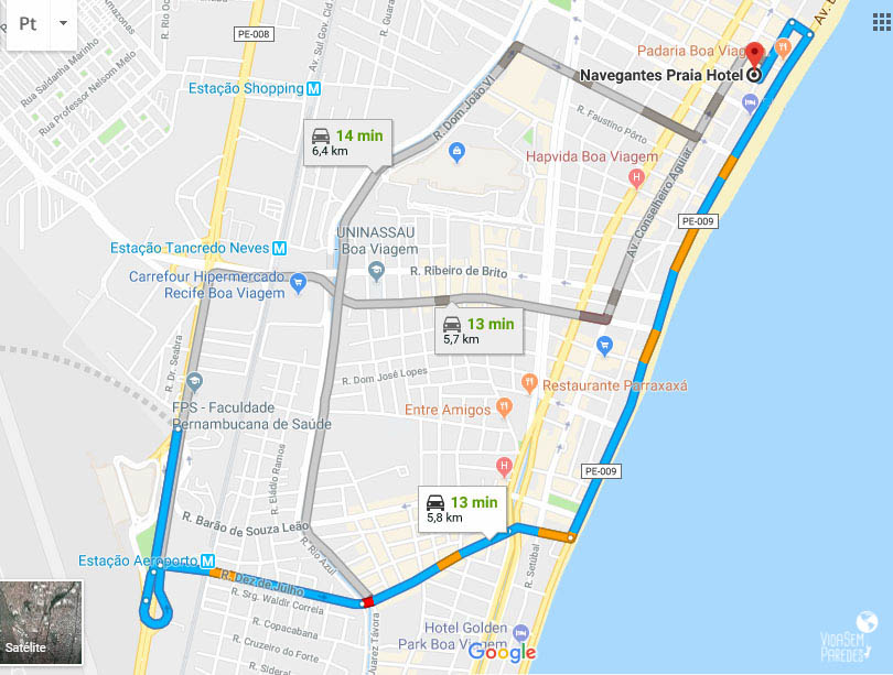 Navegantes Praia Hotel: hospedagem em Recife