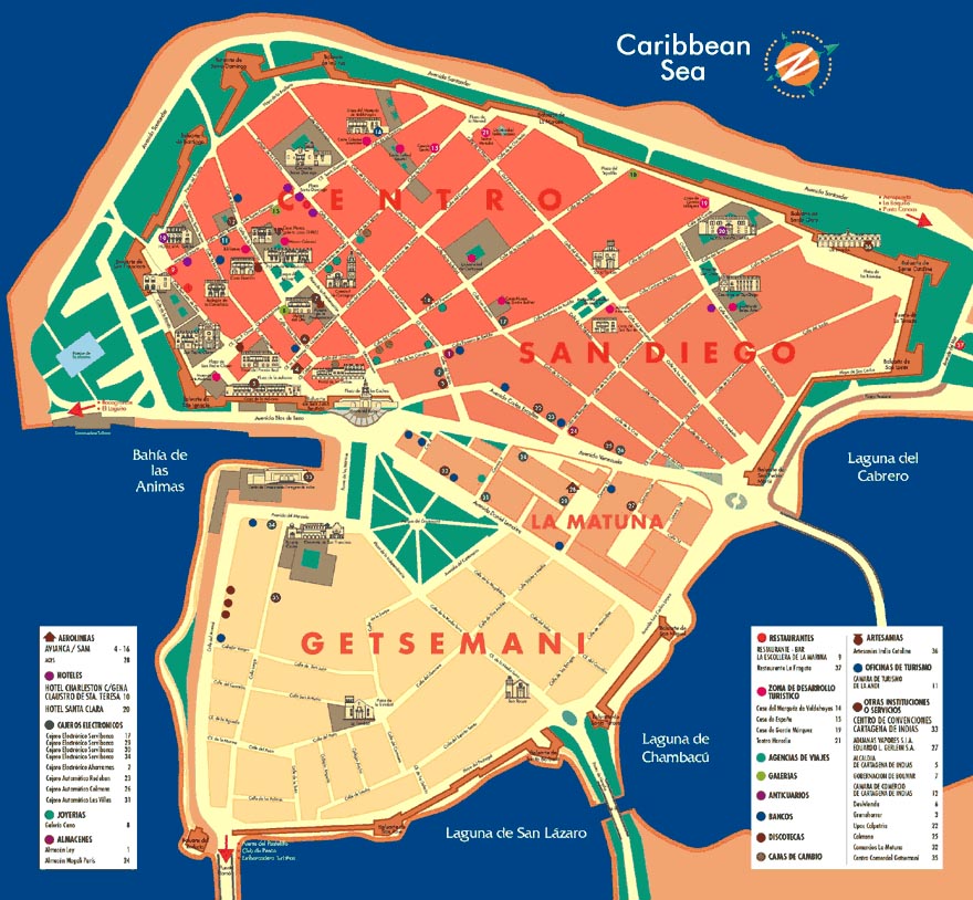 onde se hospedar em Cartagena